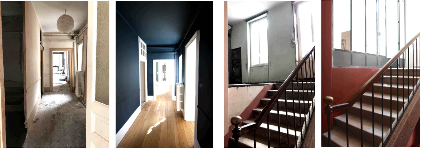 Julie Drevet Architecte d'intérieur Designer : CONDORCET- Rénovation d'un vaste appartement ancien