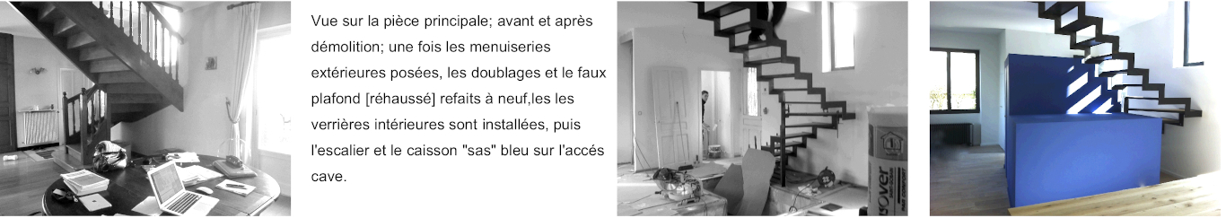 Julie Drevet Architecte d'intérieur Designer : RECONFIGURATION D'UNE MAISON 1920 DANS UN ESPRIT CONTEMPORAIN